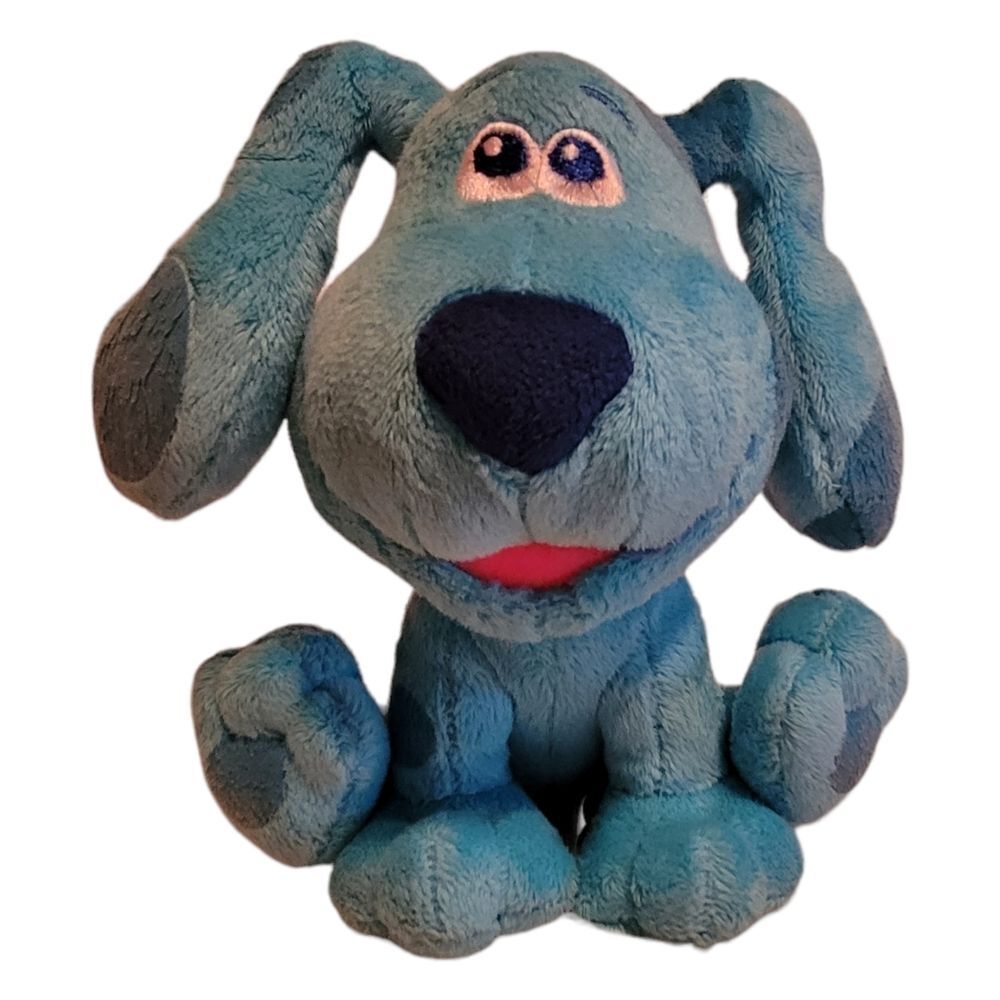 Blues Clues & You Plush 7'' Blue & Magenta Stuffed Plush Dog Nickelodeon
